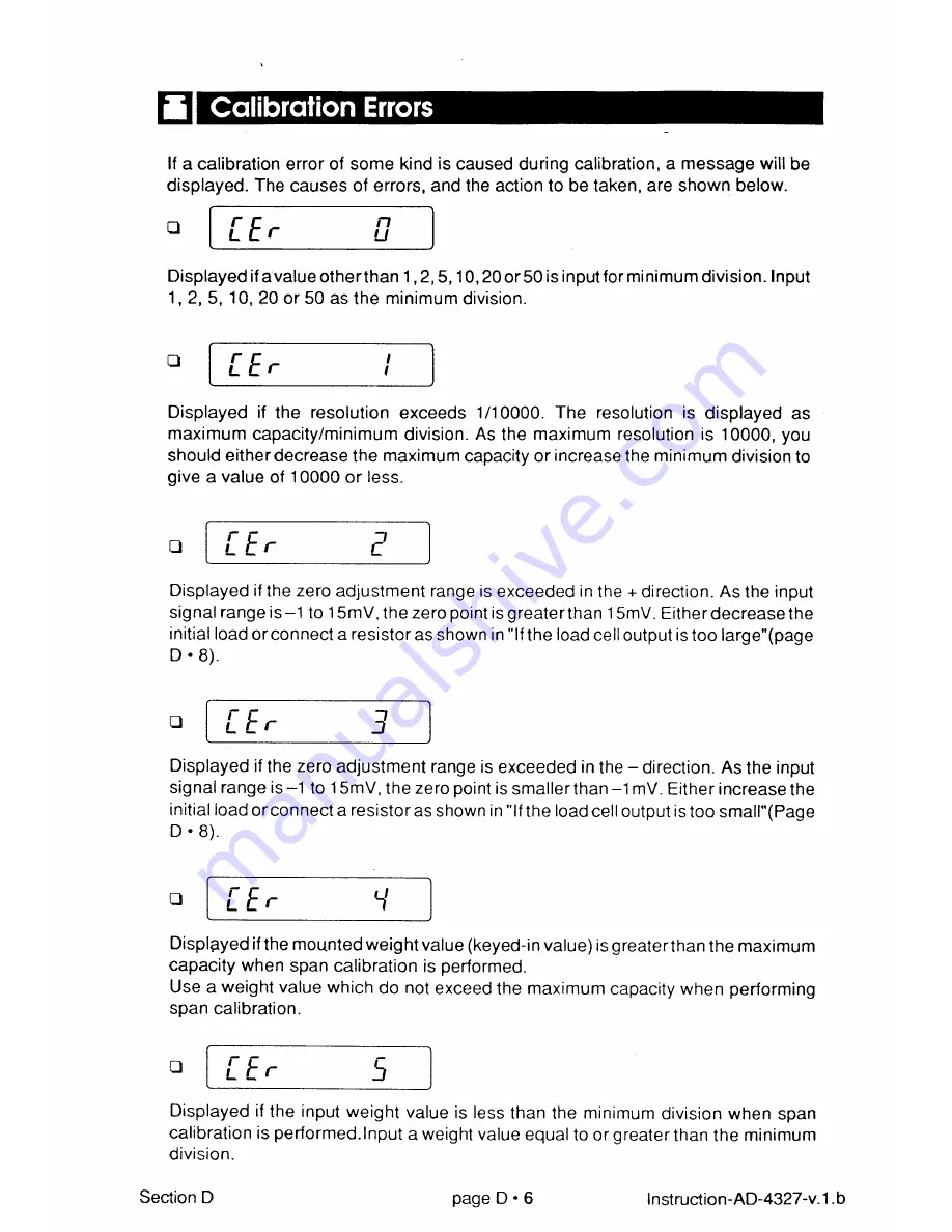 AND Weighing Indicator AD-4327A Instruction Manual Download Page 21