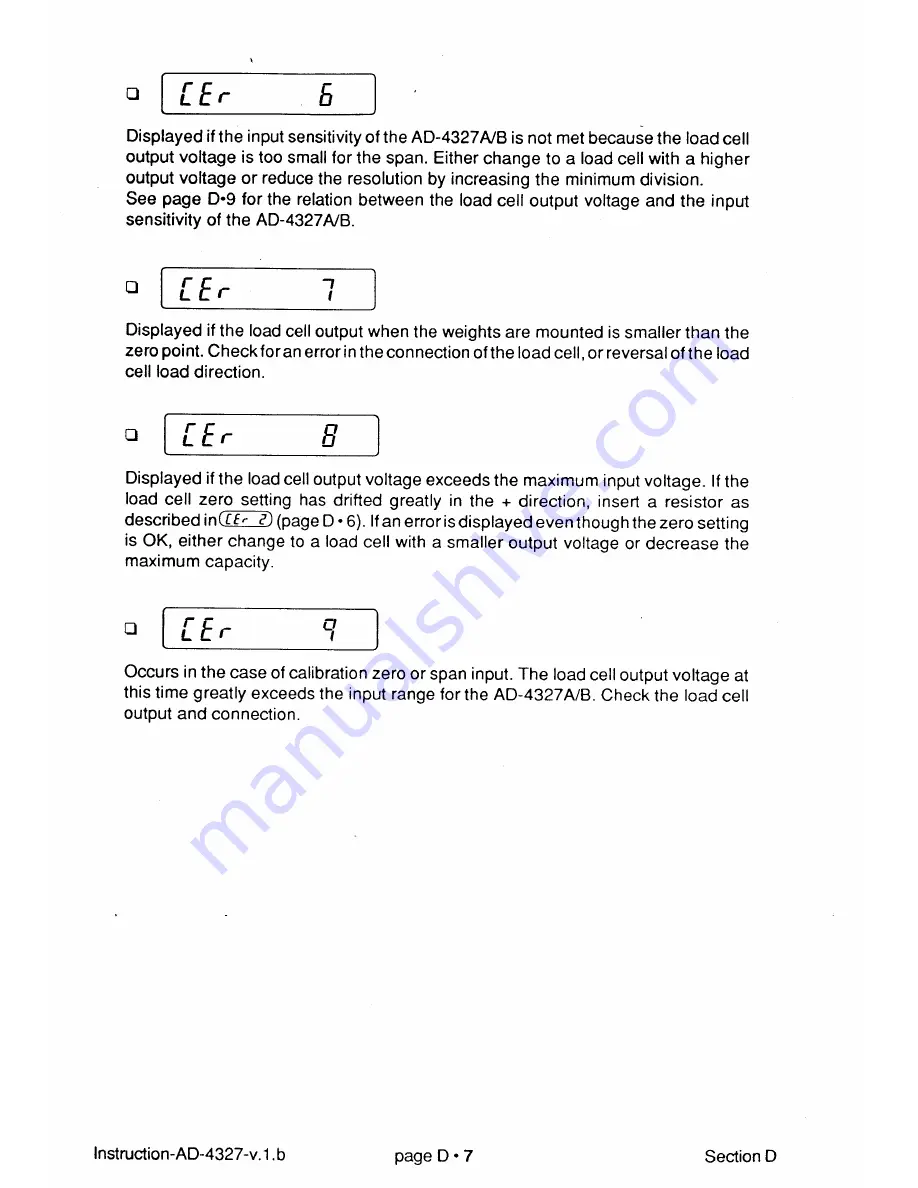 AND Weighing Indicator AD-4327A Instruction Manual Download Page 22