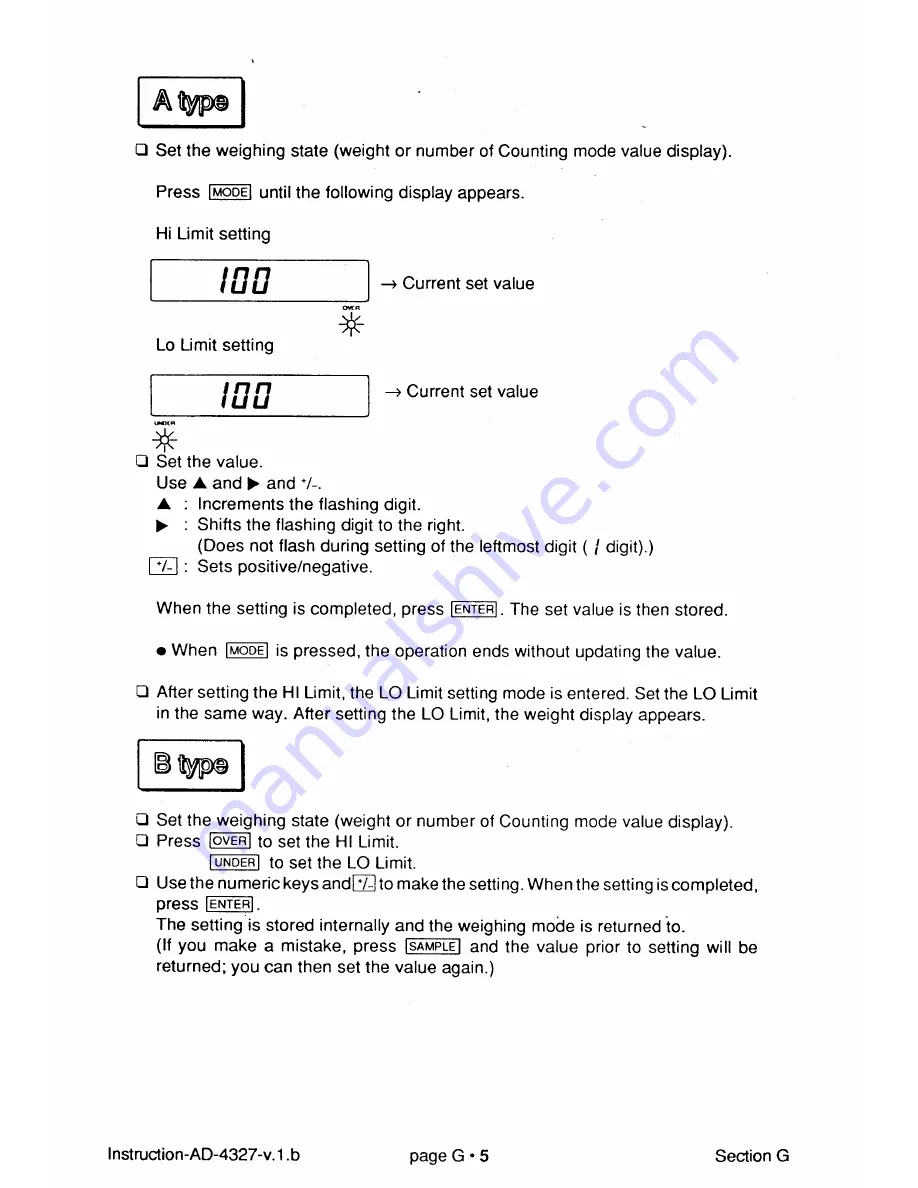 AND Weighing Indicator AD-4327A Instruction Manual Download Page 46