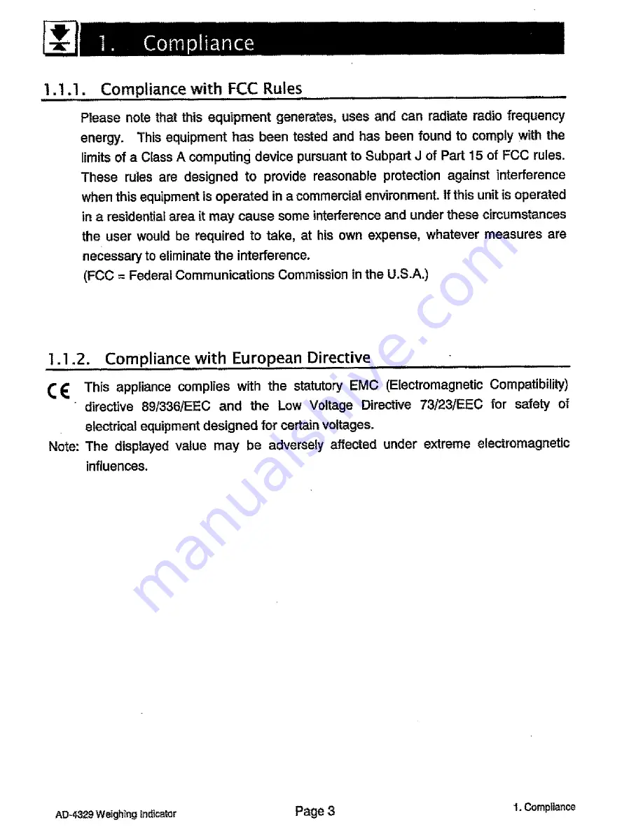 AND Weighing Indicator AD-4329 OP-02 Instruction Manual Download Page 5