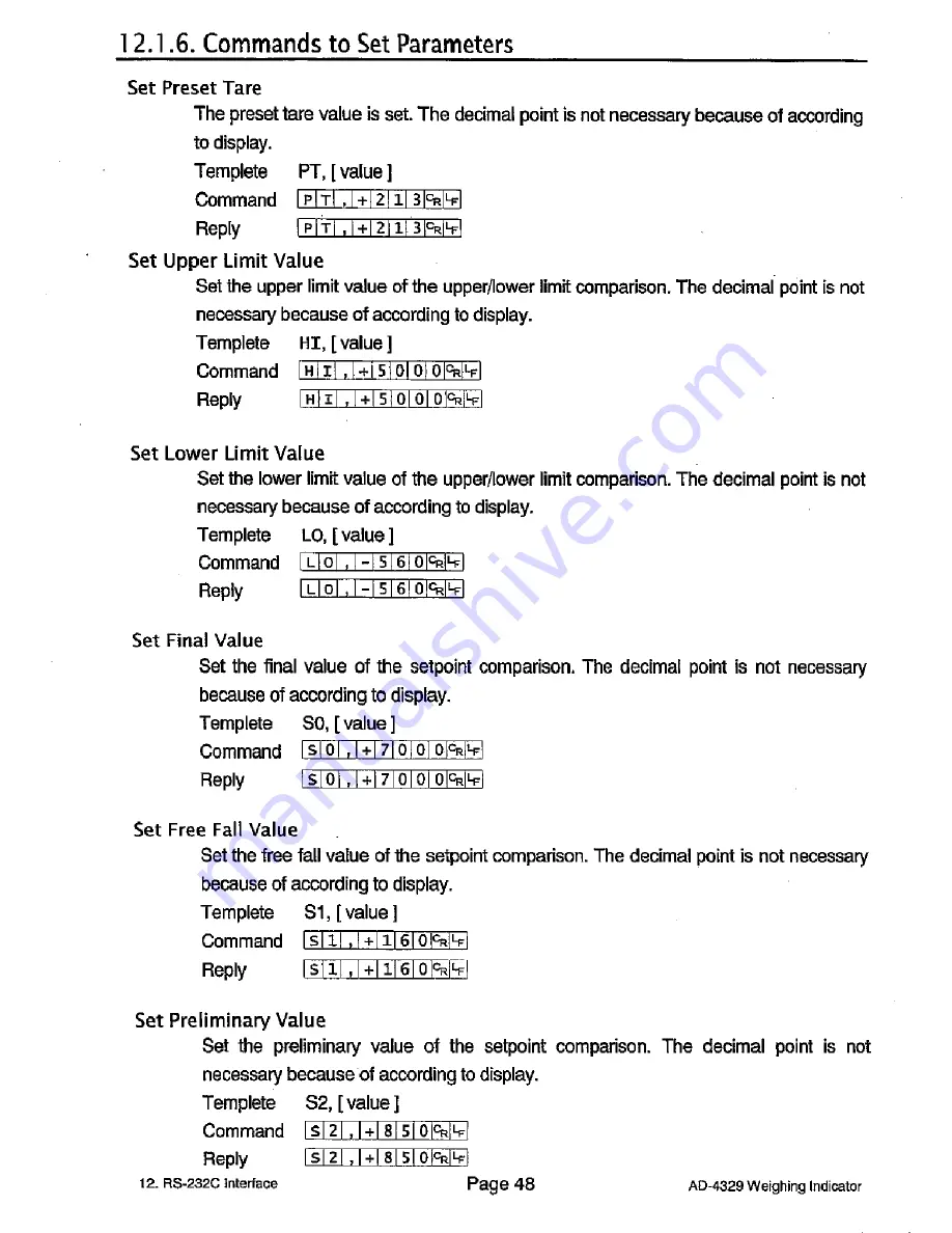 AND Weighing Indicator AD-4329 OP-02 Instruction Manual Download Page 50