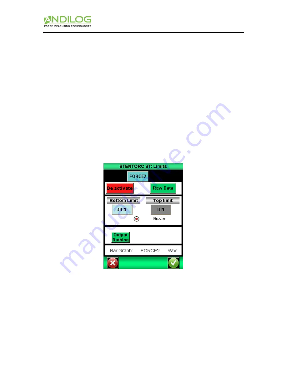 ANDILOG CENTOR TOUCH DUAL Operating Manual Download Page 15