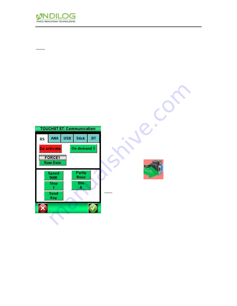 ANDILOG CENTOR TOUCH DUAL Operating Manual Download Page 22