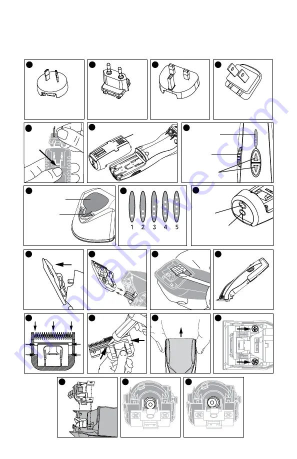 Andis DBLC-2 Use & Care Instructions Manual Download Page 17