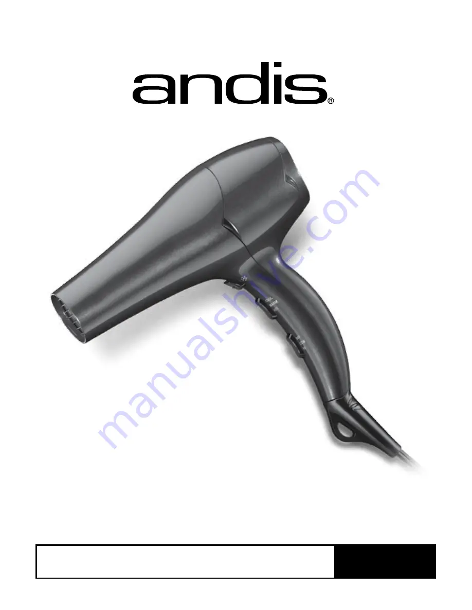 Andis HVS-1 Use & Care Instructions Manual Download Page 1