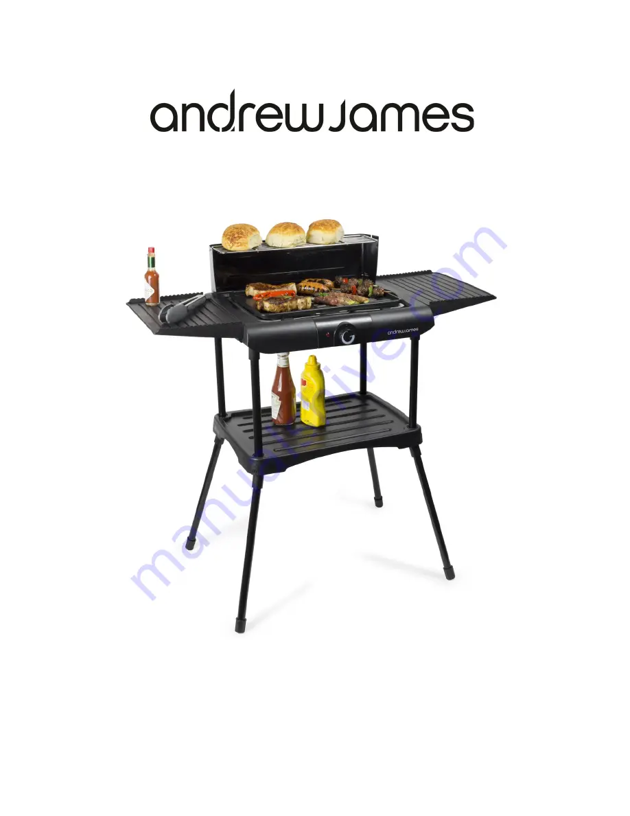 Andrew James Deluxe BBQ Скачать руководство пользователя страница 1