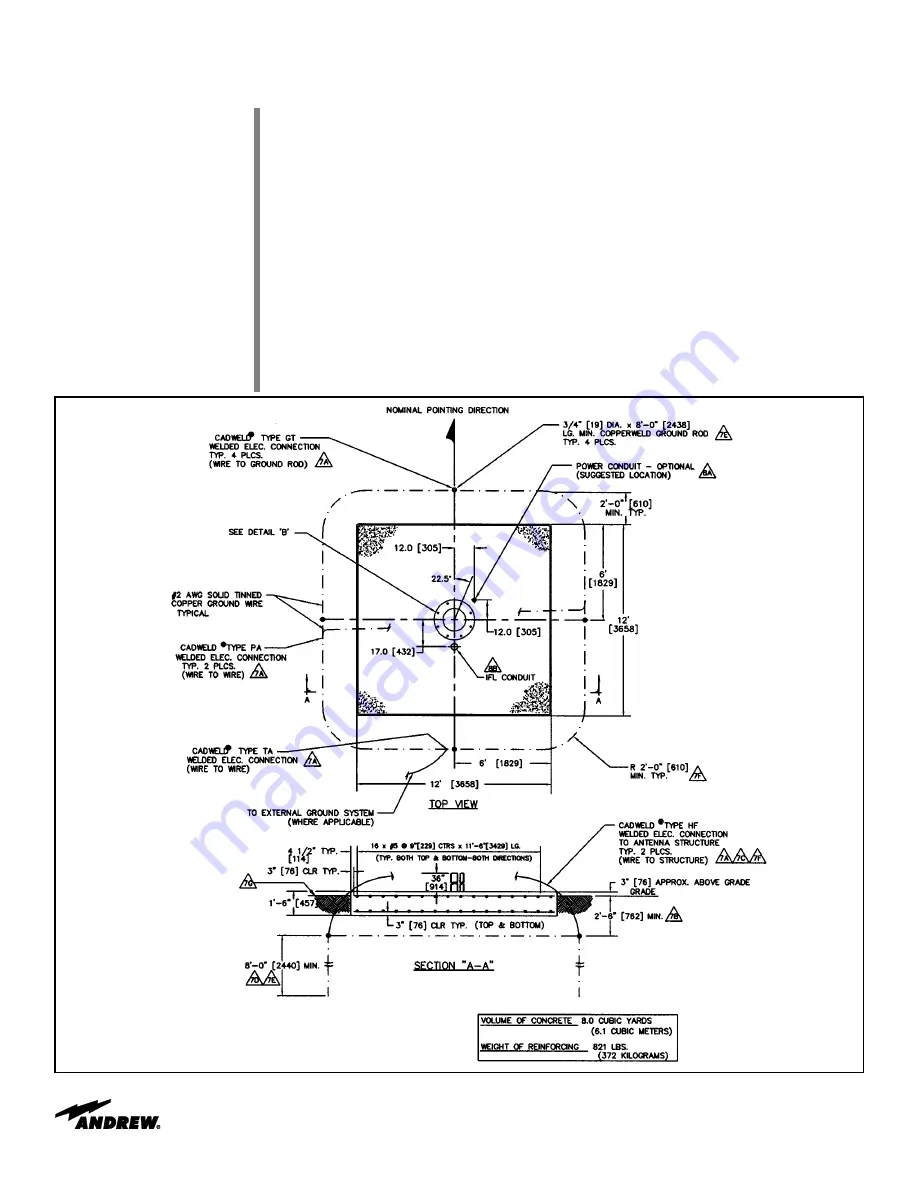 Andrew 4.9-Meter Earth Station Antenna Скачать руководство пользователя страница 10