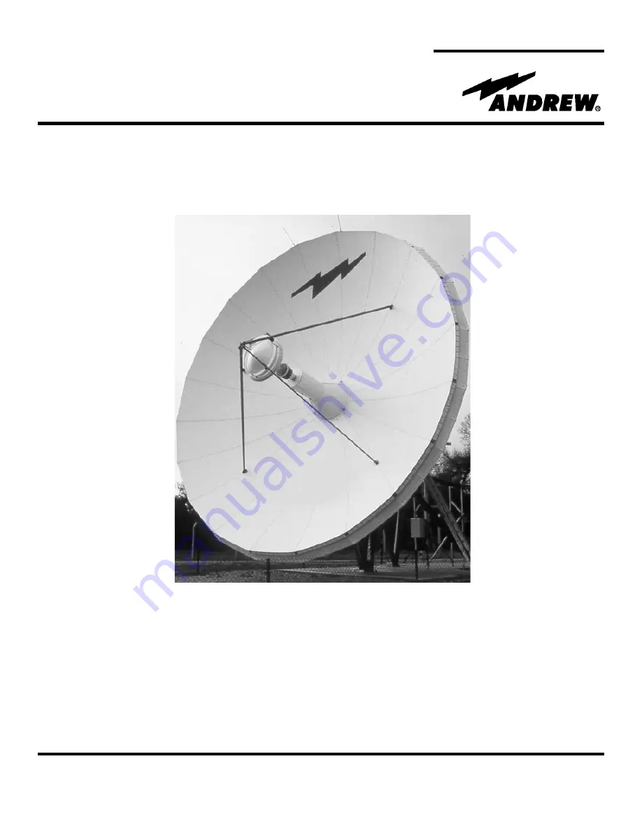 Andrew 9.3-Meter ESA Installating And Operation Manual Download Page 1