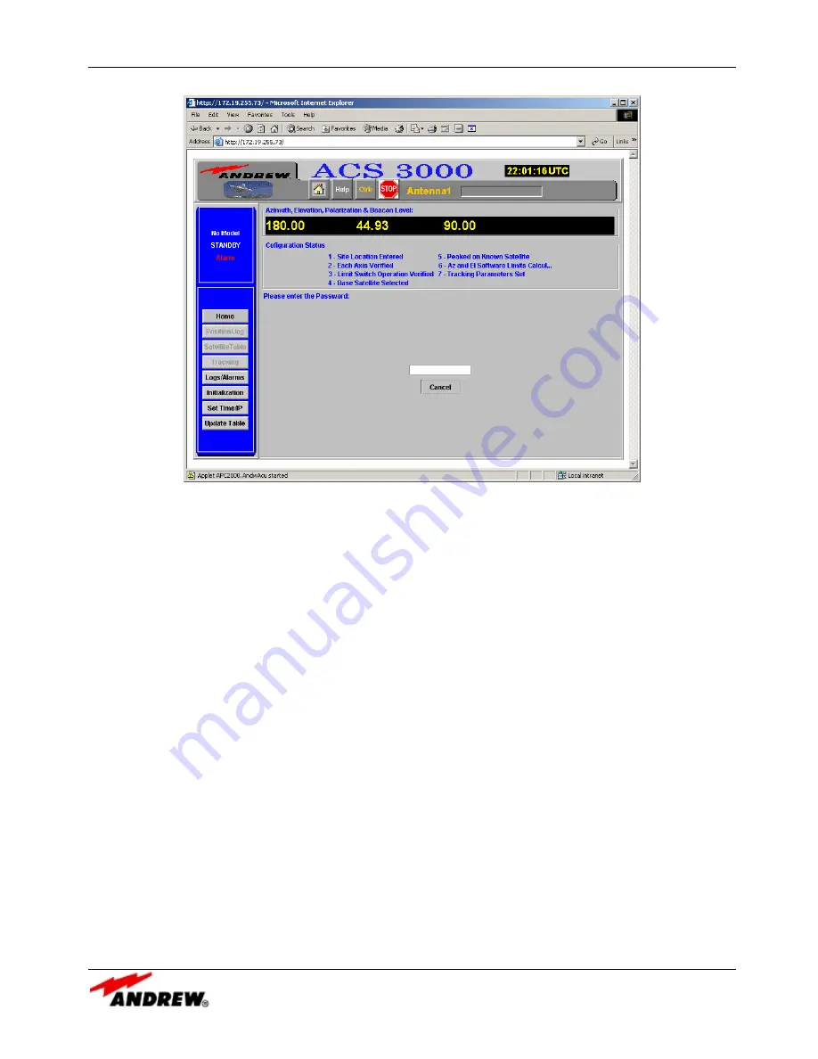 Andrew ACS3000 User Manual Download Page 18