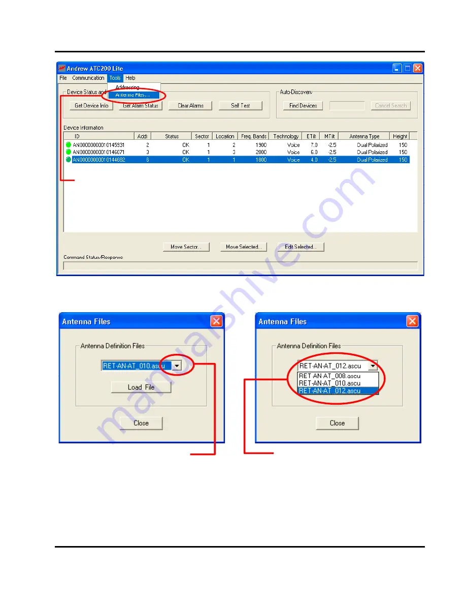 Andrew ATC200-Lite Teletilt Скачать руководство пользователя страница 23