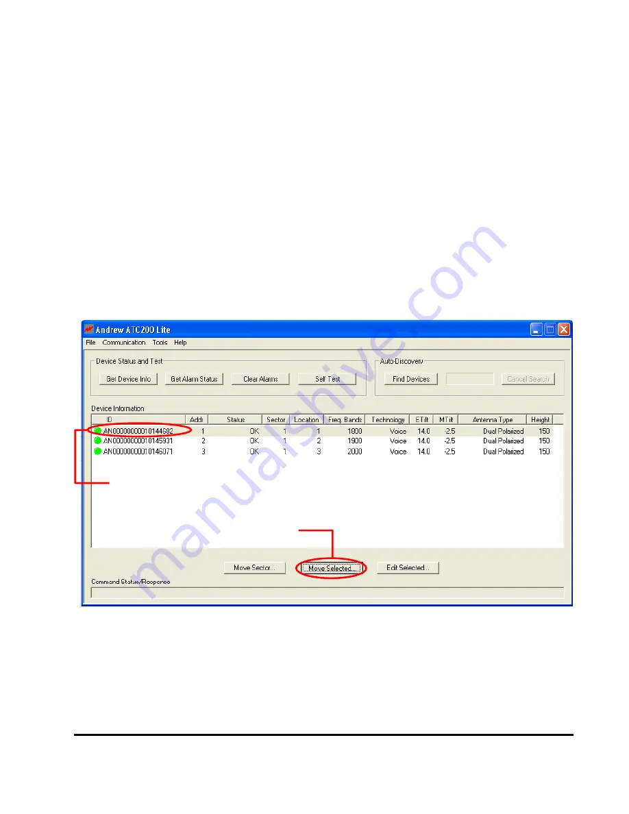 Andrew ATC200-Lite Teletilt Скачать руководство пользователя страница 39