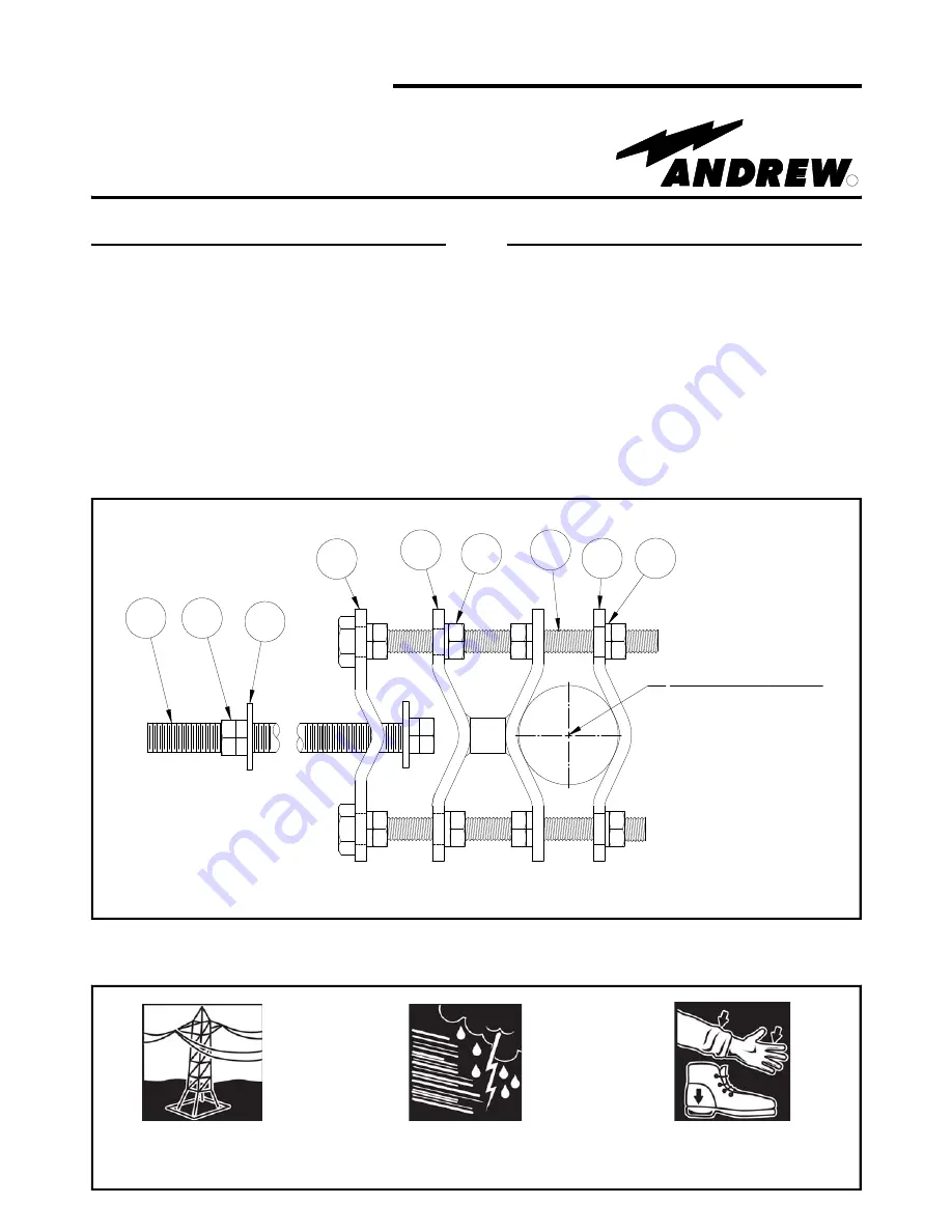 Andrew DB365W Installation Instructions Download Page 1