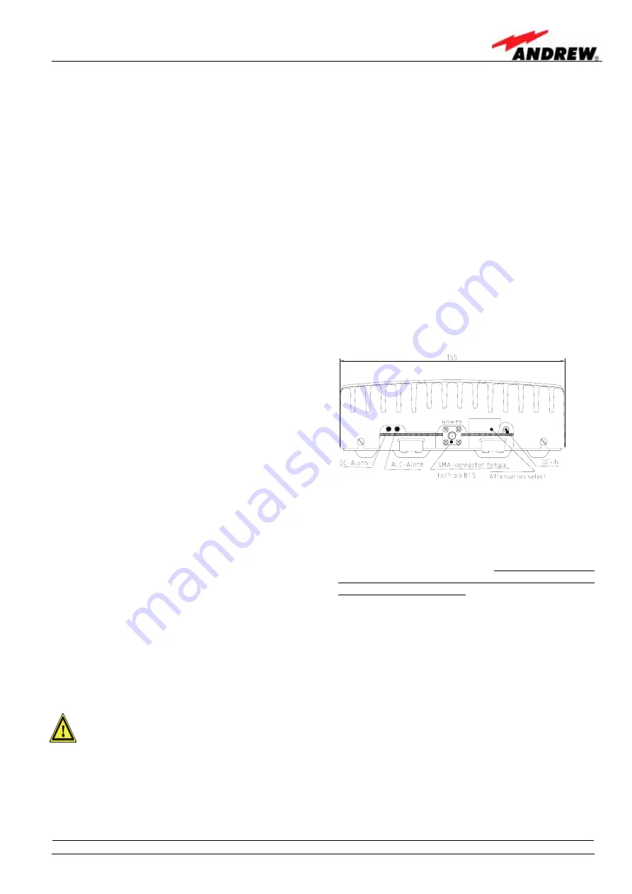 Andrew MR1903D Скачать руководство пользователя страница 1