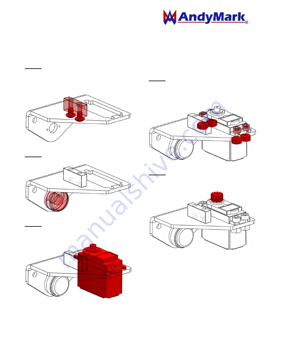 AndyMark Linear Servo Assembly/Mount Manual Download Page 2