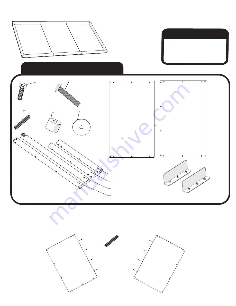 AndyMark Robot Competition Table Assembly Manual Download Page 1