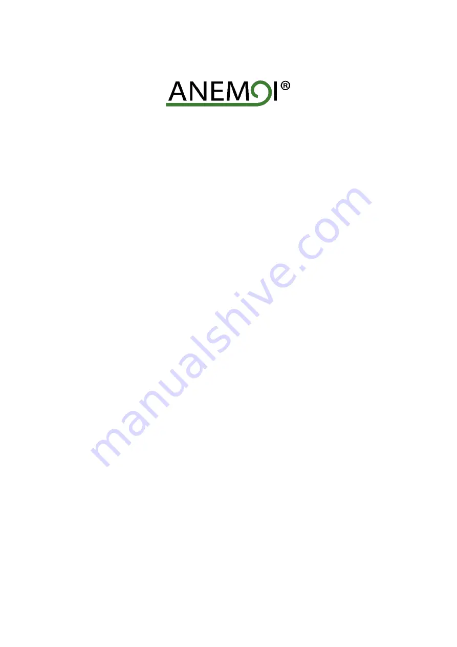 ANEMOI AIRPRO 150 S Installation Manual Download Page 1