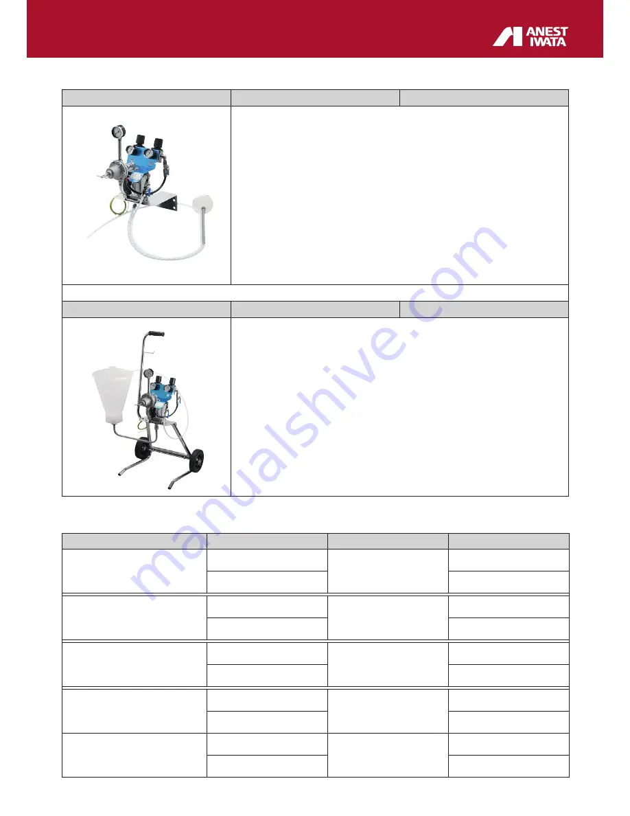 Anest Iwata DDP 70 B series Instruction, Use And Maintenance Manual Download Page 11