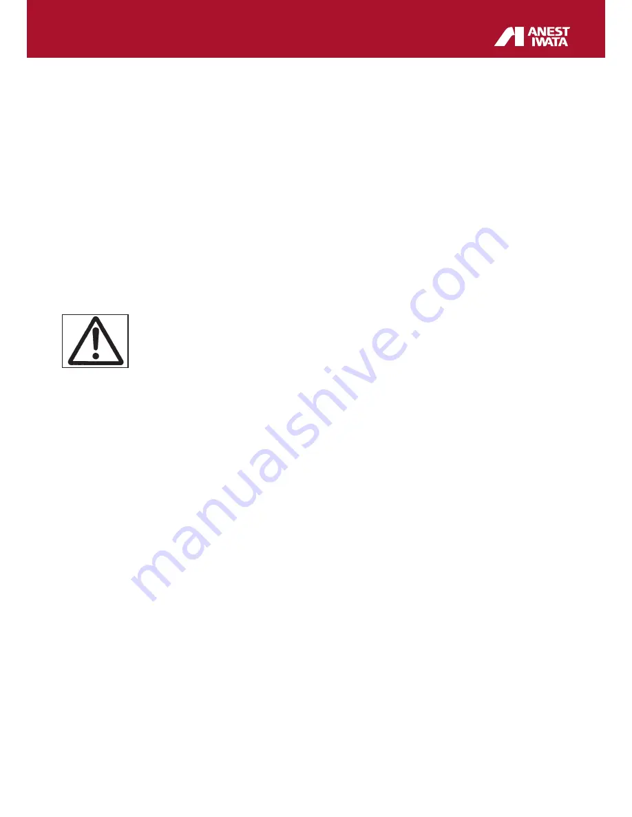 Anest Iwata DDP 70 B series Instruction, Use And Maintenance Manual Download Page 13