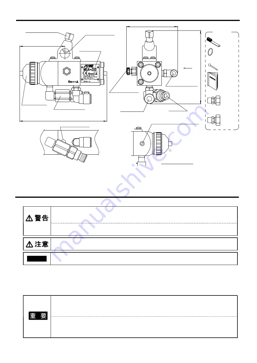 Anest Iwata MSA-200 Скачать руководство пользователя страница 3