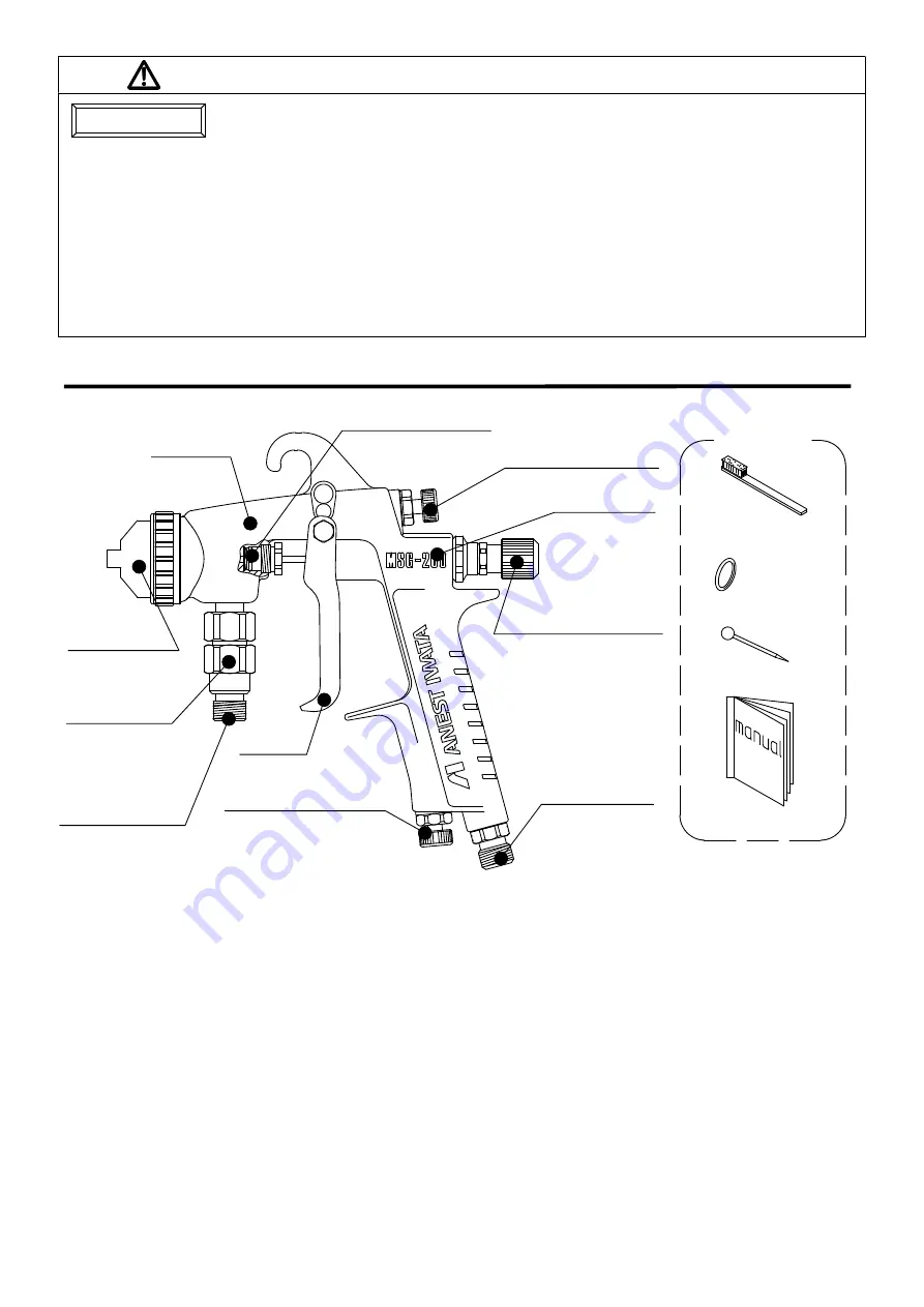 Anest Iwata MSG-200 Скачать руководство пользователя страница 10