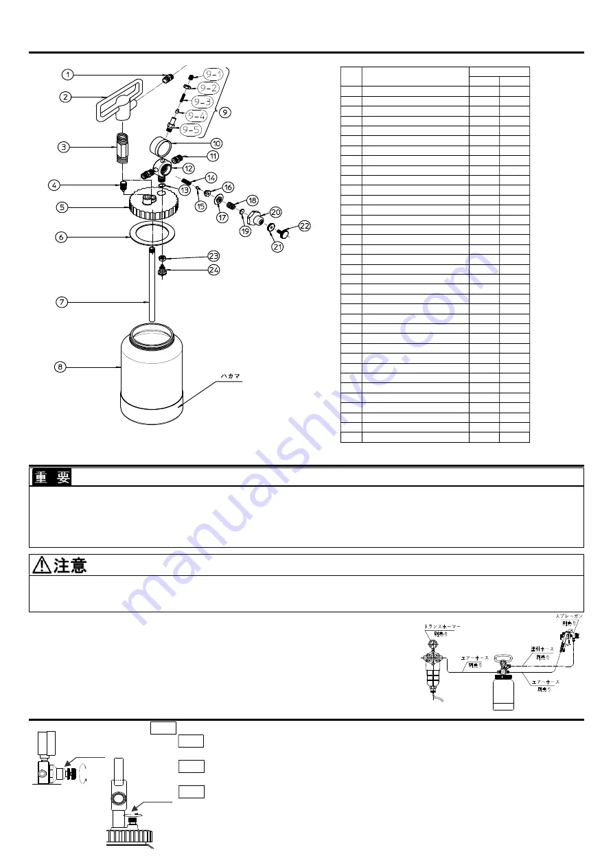 Anest Iwata PC-18D Instruction Manual Download Page 2