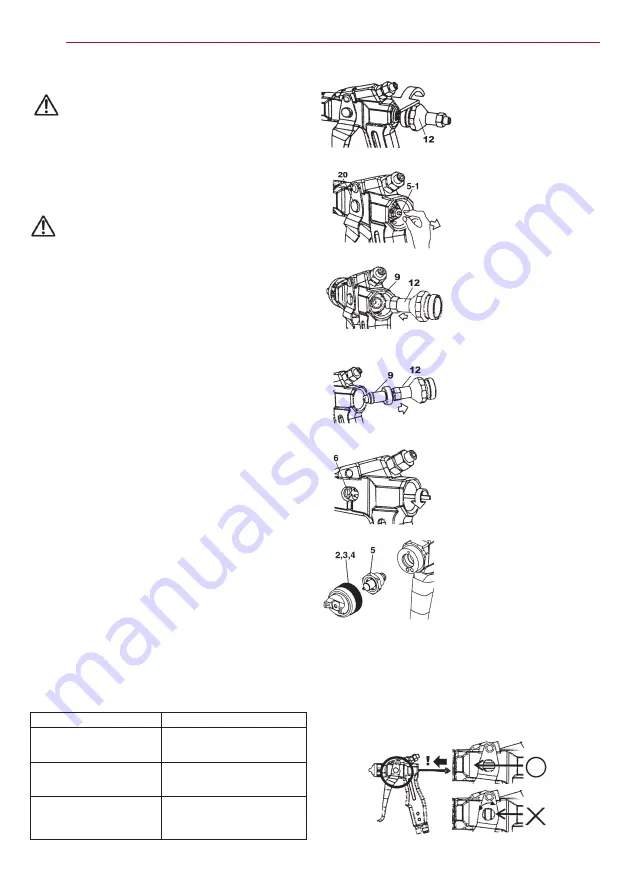 Anest Iwata TOF-50 Series Instruction Manual Download Page 22