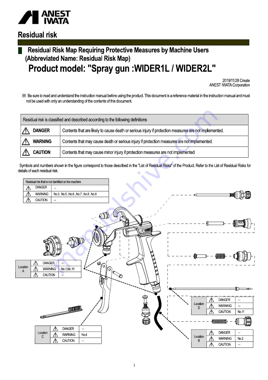 Anest Iwata WIDER2L-10G2P Manual Download Page 11