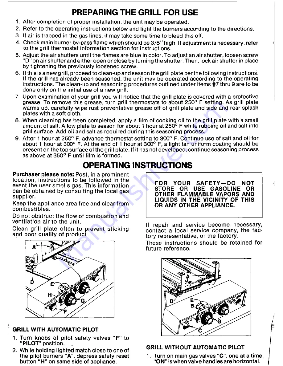 Anetsberger Brothers GCL 18x36 Use And Operation Download Page 4