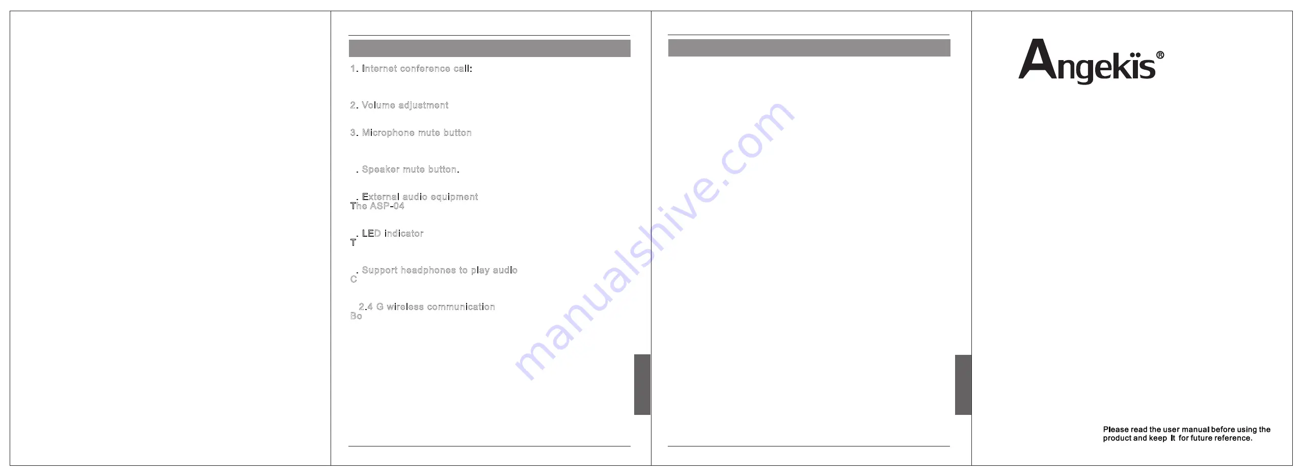 Angekis ASP-04 User Manual Download Page 1