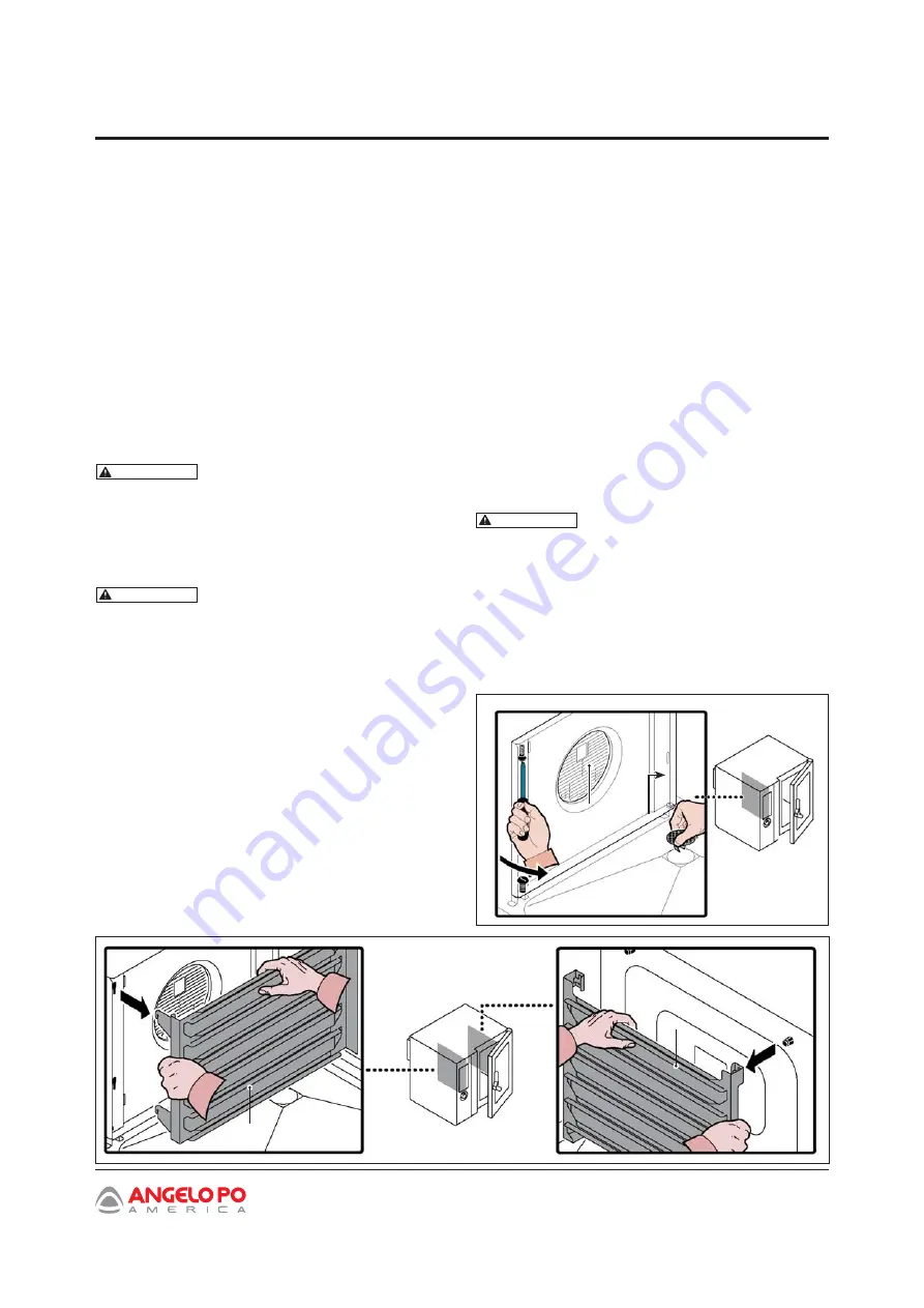 Angelo Po FX101 E 2 Installation And Operation Manual Download Page 97