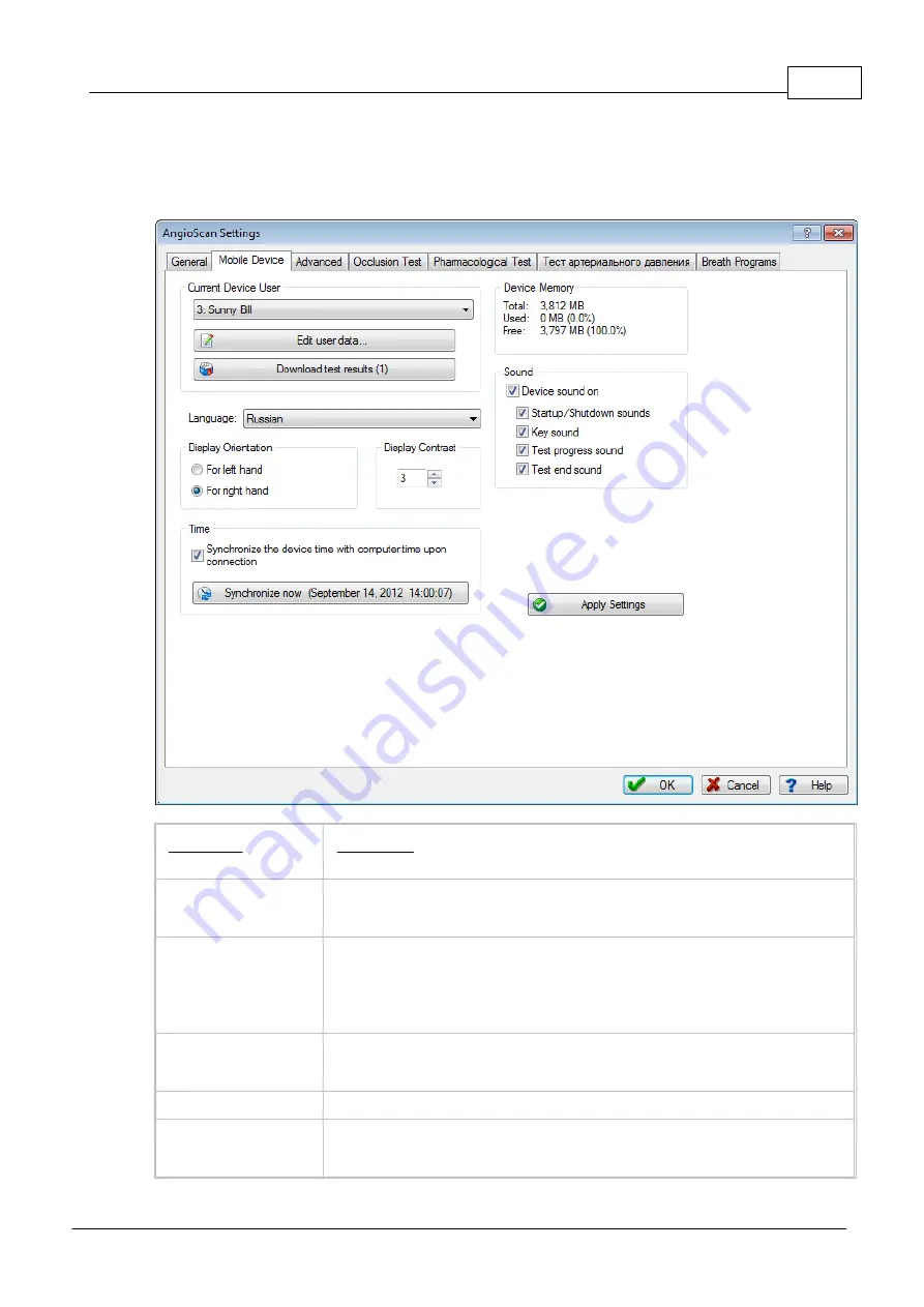 Angioscan Electronics AngioScan-01 User Manual Download Page 99