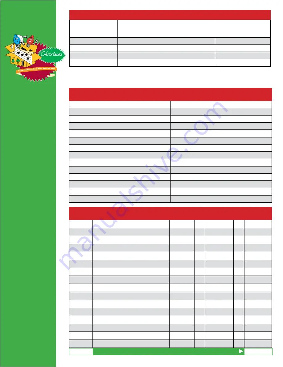 Animated Lighting Christmas in a box Assembly And Operating Instructions Manual Download Page 10