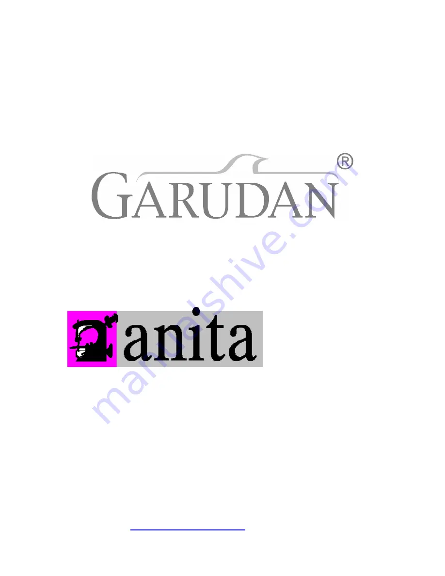 Anita GARUDAN GF-138 Serie L100 User Manual And  Spare Parts List Download Page 1