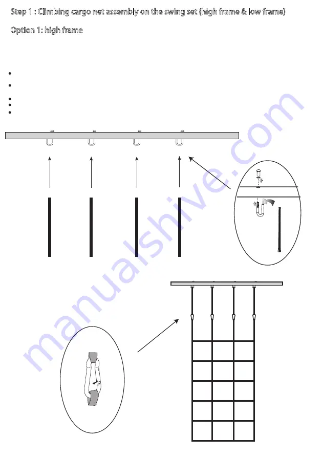 anko Climbing Net Instruction Manual Download Page 4