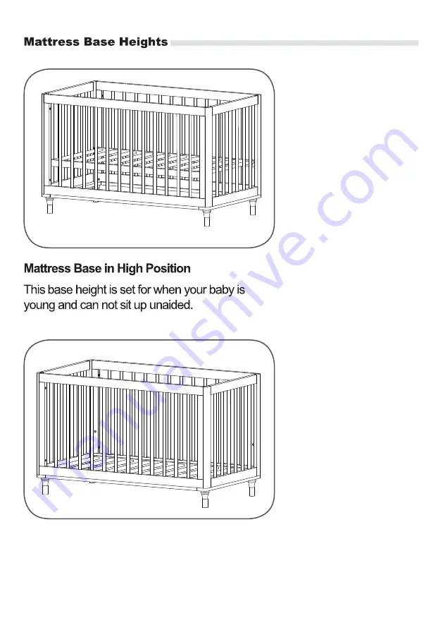 anko Wooden Cot In Oak Colour Instruction Manual Download Page 5