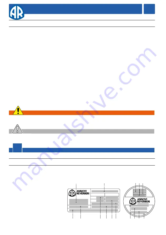 Annovi Reverberi AR 320 bp Twin Instruction Manual Download Page 76