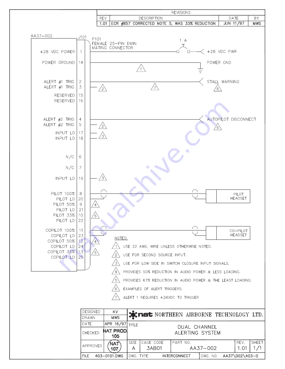 Anodyne Electronics Manufacturing AA37 Series Installation And Operation Manual Download Page 19