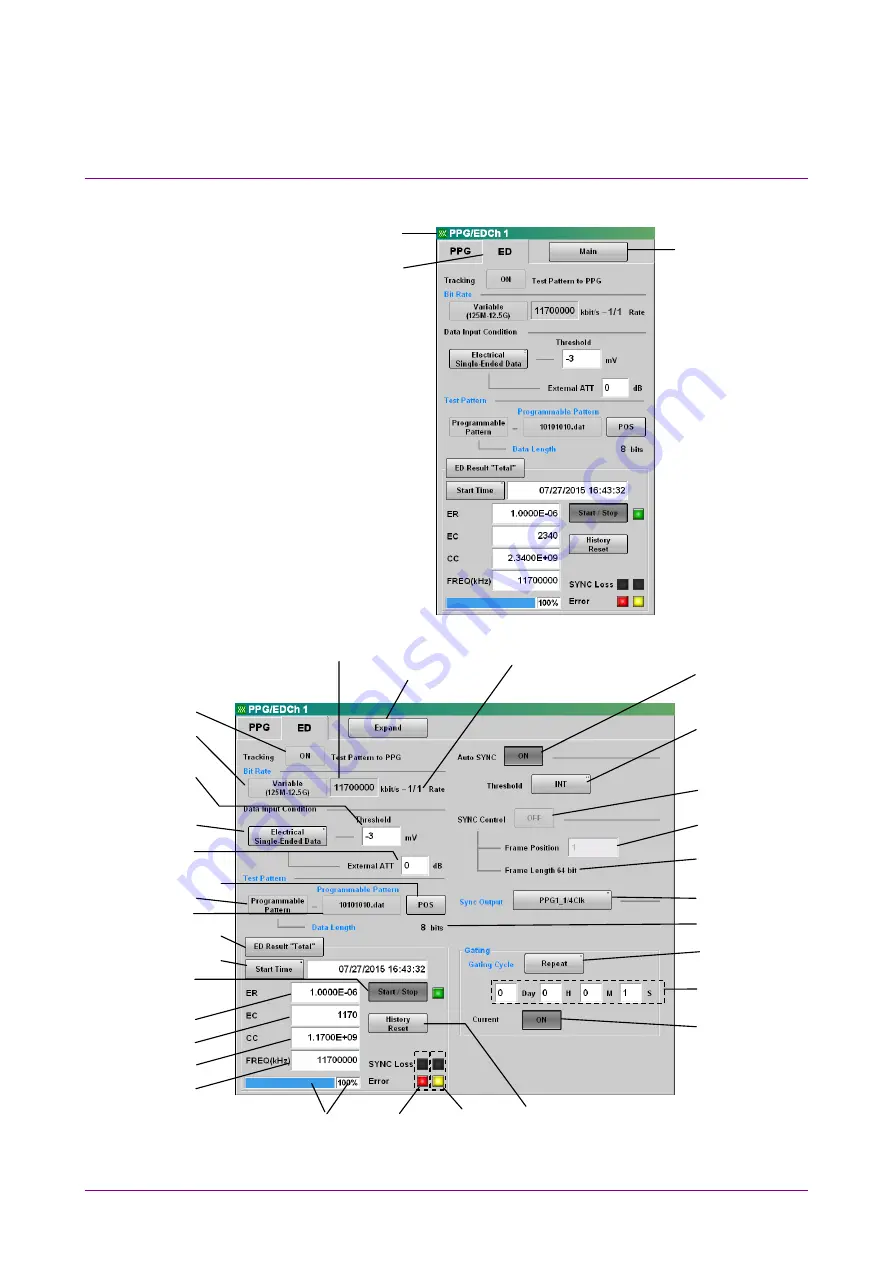 Anritsu BERTWave MP2100B Скачать руководство пользователя страница 164