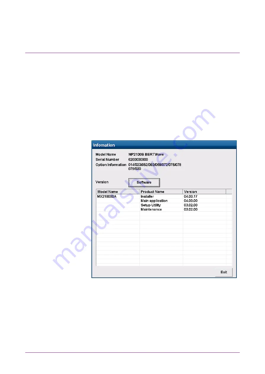 Anritsu BERTWave MP2100B Скачать руководство пользователя страница 312