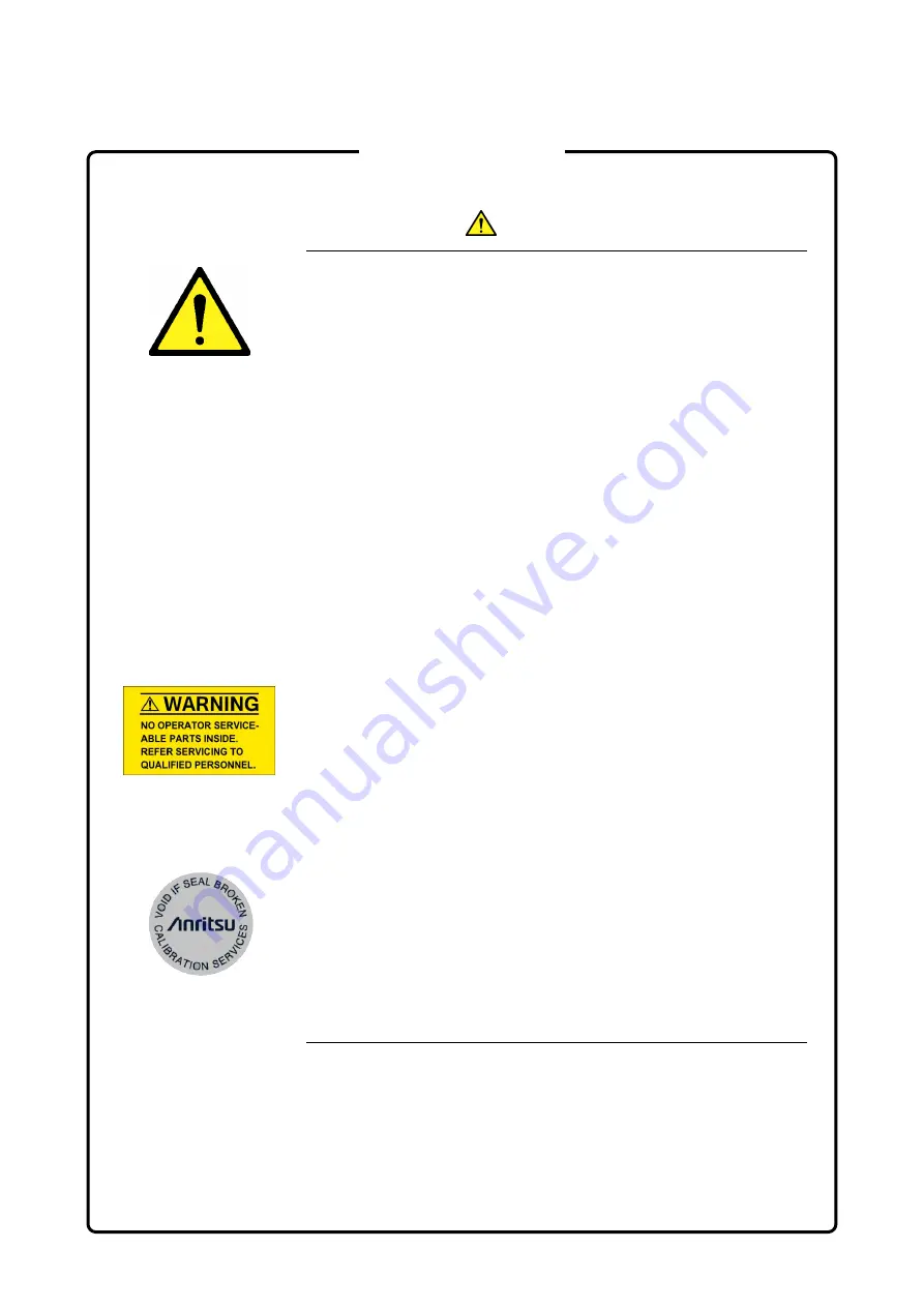 Anritsu BERTWave Series Скачать руководство пользователя страница 3