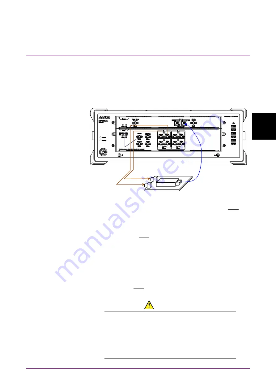 Anritsu BERTWave Series Скачать руководство пользователя страница 135