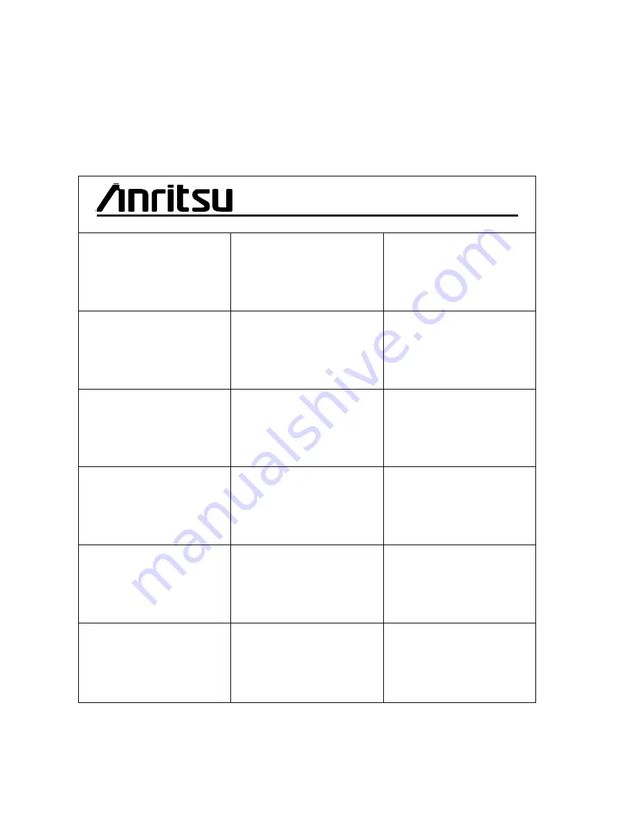 Anritsu MT8850A Скачать руководство пользователя страница 154