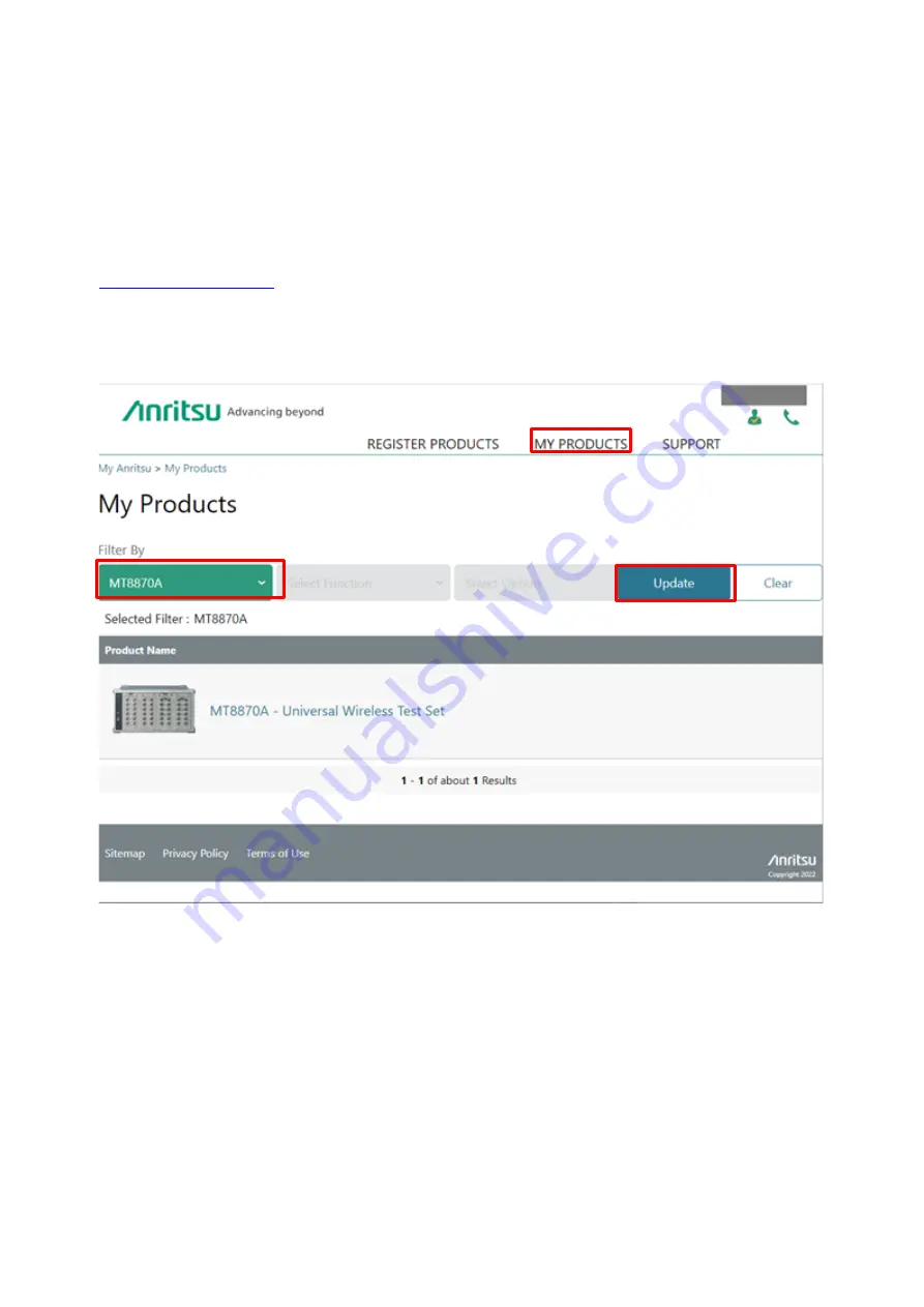 Anritsu MT8870A Скачать руководство пользователя страница 24