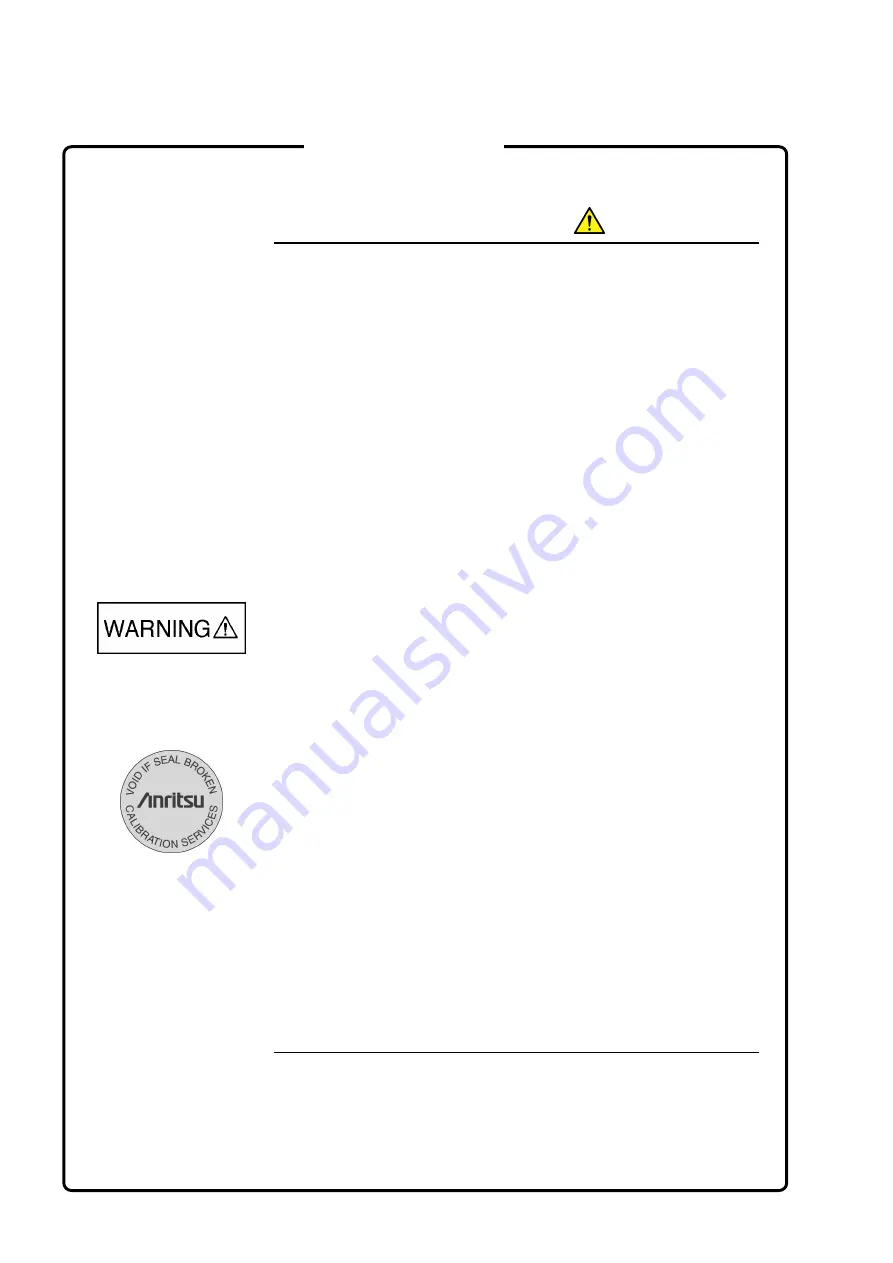 Anritsu MT9812B Скачать руководство пользователя страница 4