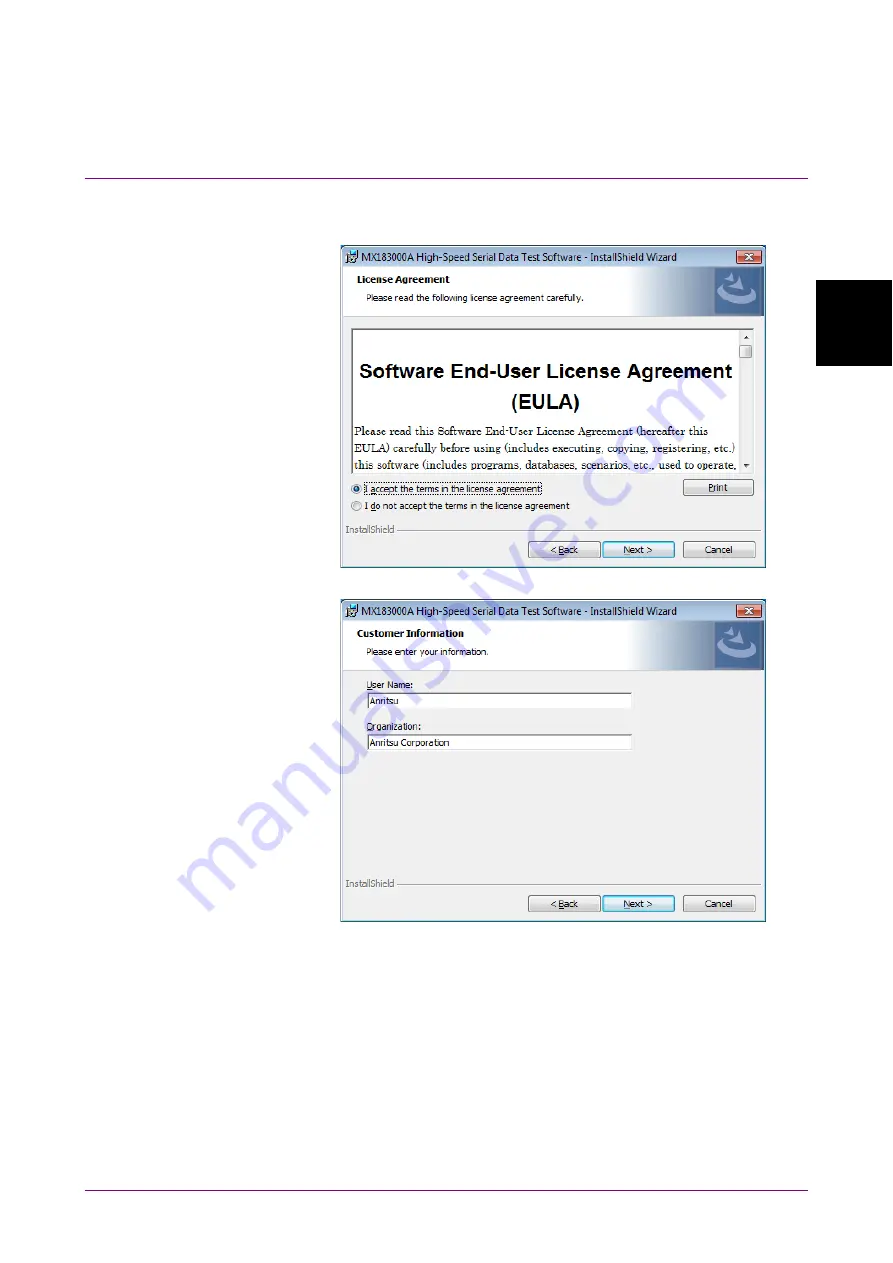 Anritsu MX183000A Operation Manual Download Page 31