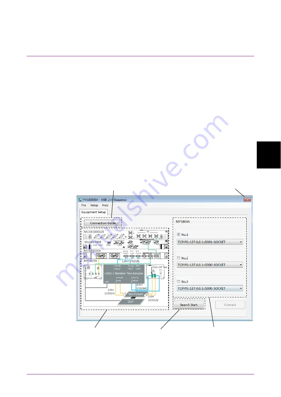 Anritsu MX183000A Operation Manual Download Page 61