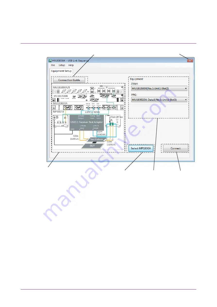 Anritsu MX183000A Operation Manual Download Page 62