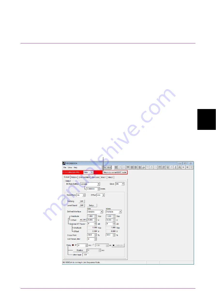 Anritsu MX183000A Operation Manual Download Page 63