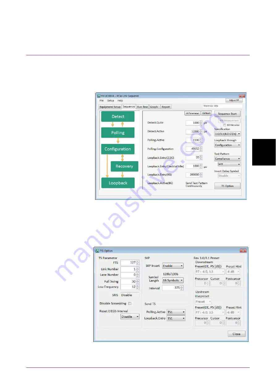 Anritsu MX183000A Operation Manual Download Page 67