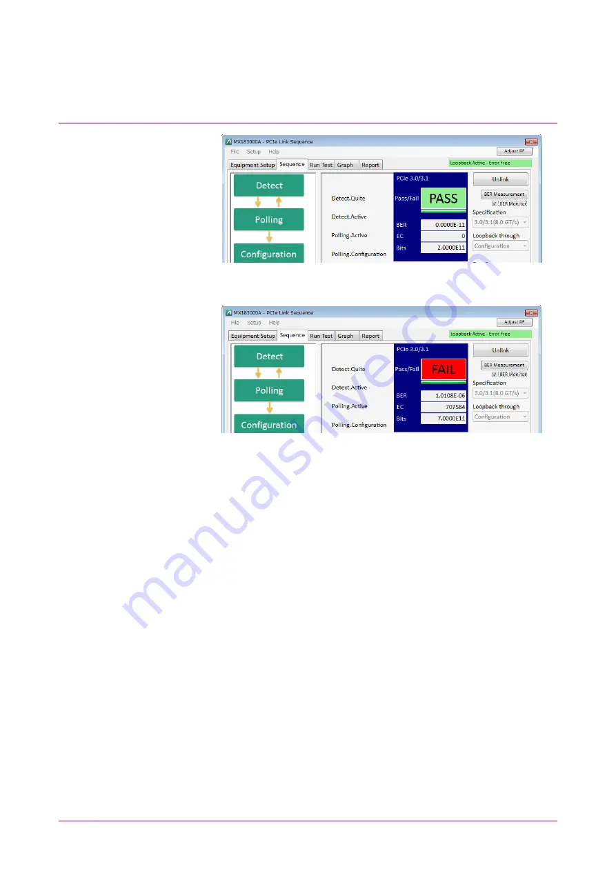 Anritsu MX183000A Operation Manual Download Page 72